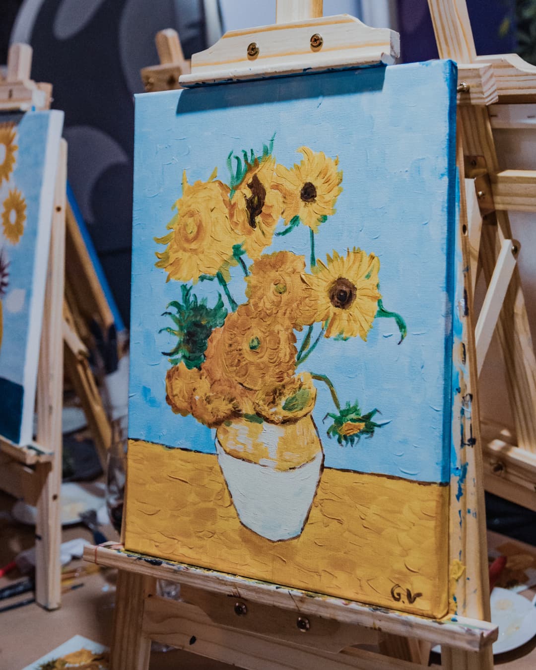 Aprende a pintar "Los girasoles" de Van Gogh - 13 diciembre image}